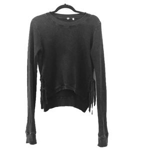 Free People Long Sleeve Shirt, Women’s Size S, Faded Black